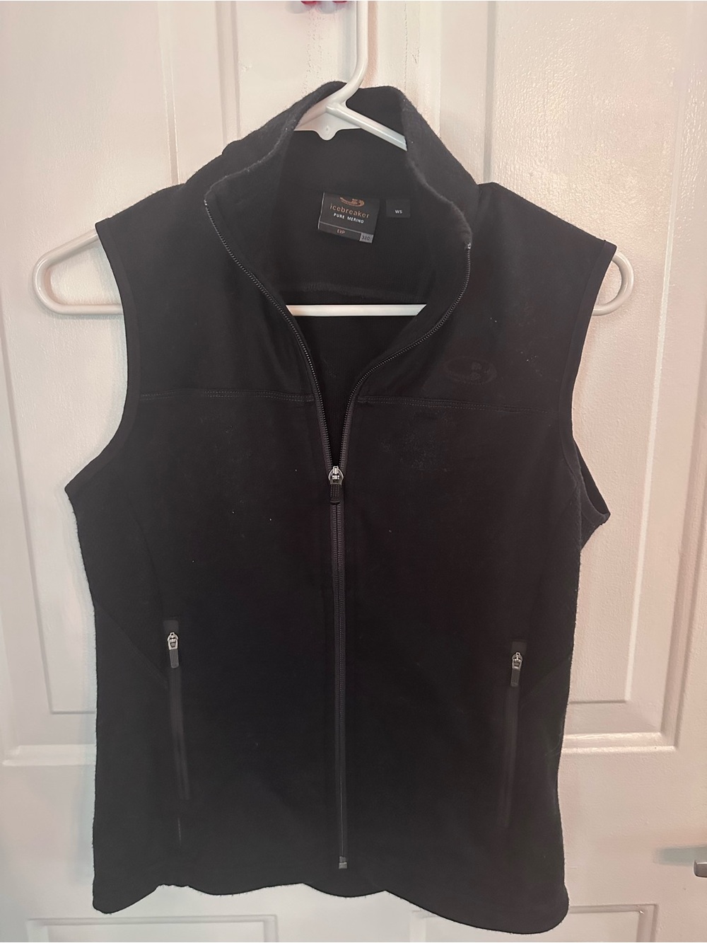 Icebreaker Black Women’s Full-Zip Fleece Vest